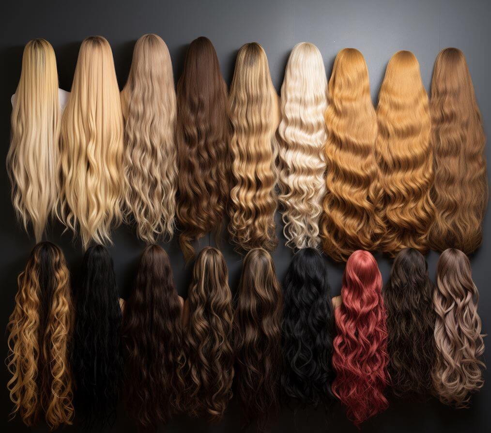 various types of hair extensions